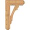 Ekena Millwork Olympic Craftsman Smooth Bracket w/ Offset Brace, Western Red Cedar, 7 1/2"W x 22"D x 34"H BKT0806X22X34OLY04SWR - alternate 3